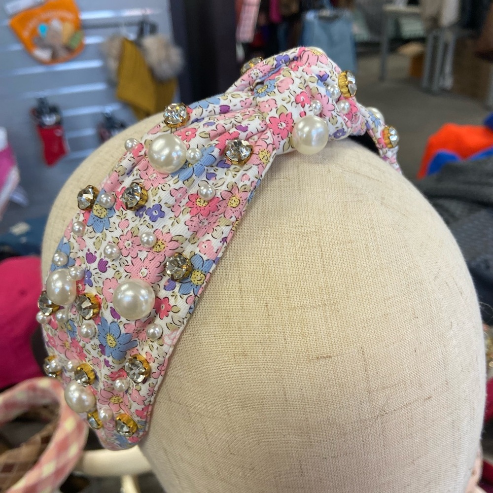 Floral Beaded Headband